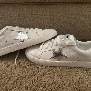 Vintage Havana Carla White Silver shimmer